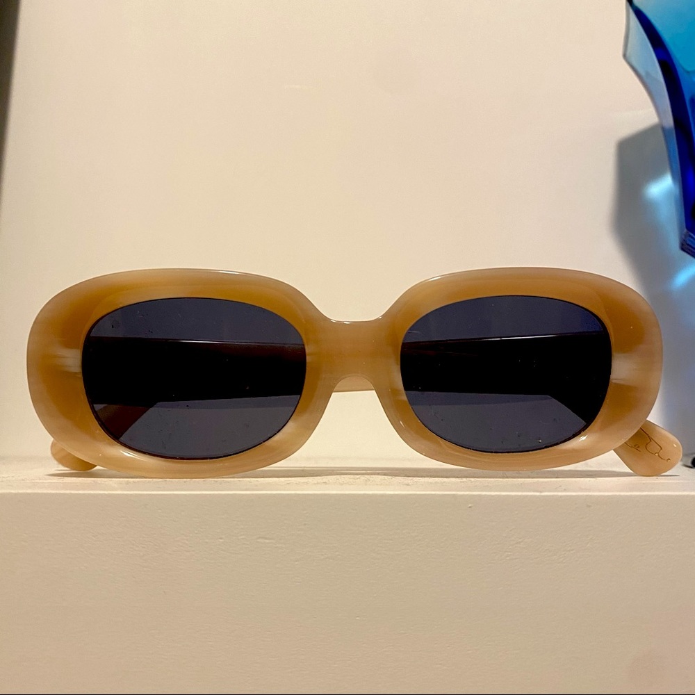 Crap Eyewear Bikini Vision Sunglasses in Bone